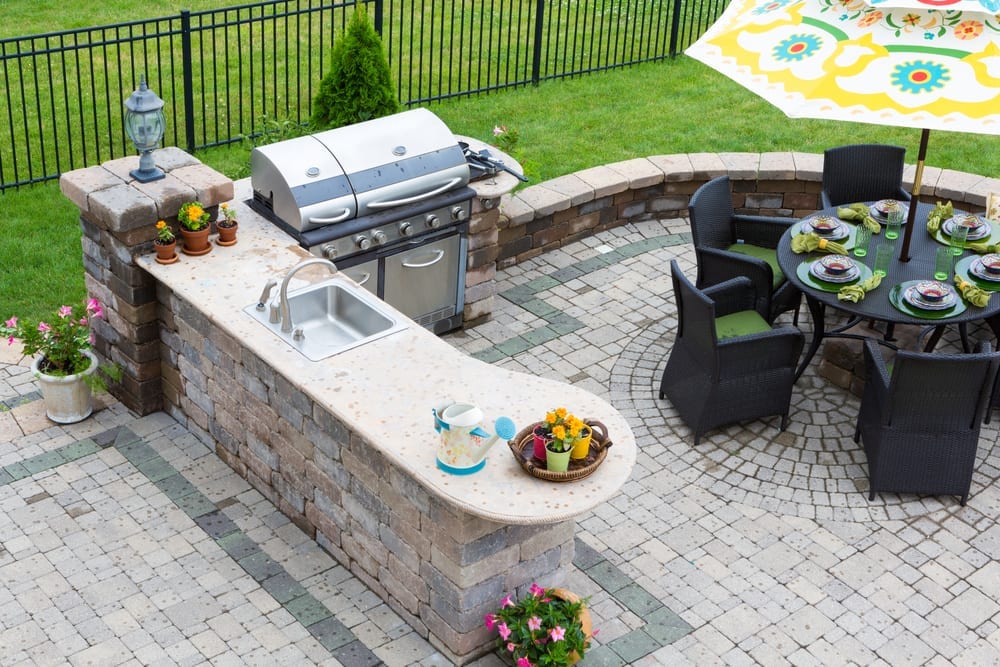 Beautiful outdoor kitchen
