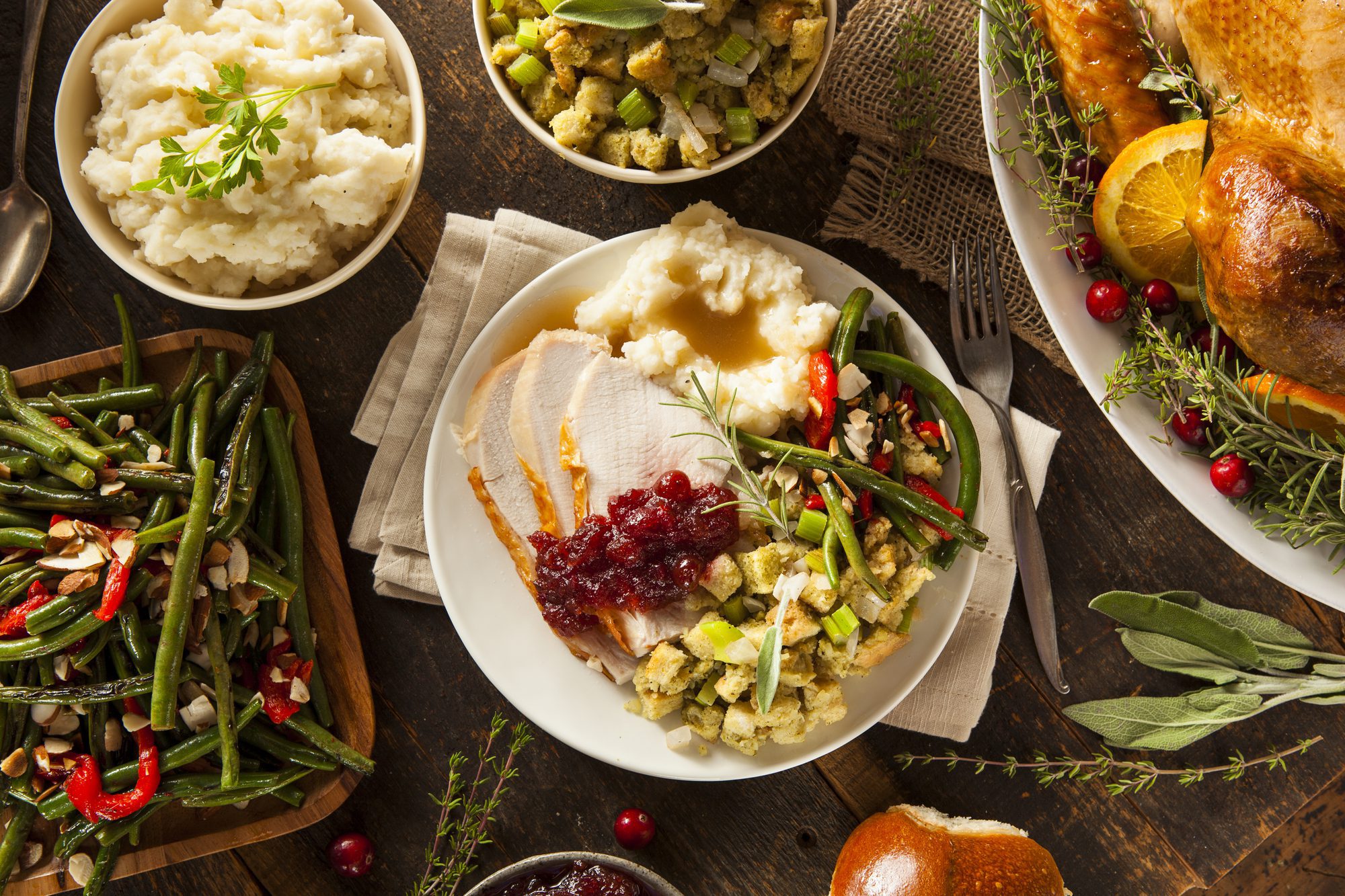 A Thanksgiving spread